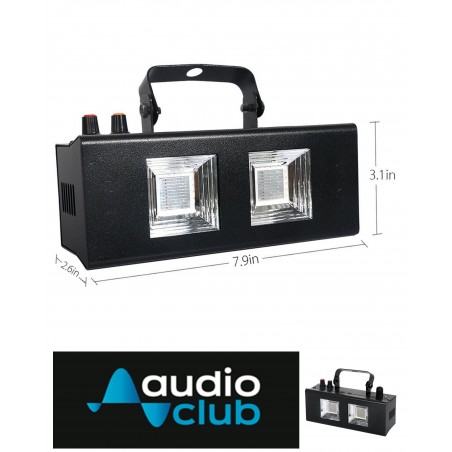 Stroboscope a LED 2 × 20 w audio club