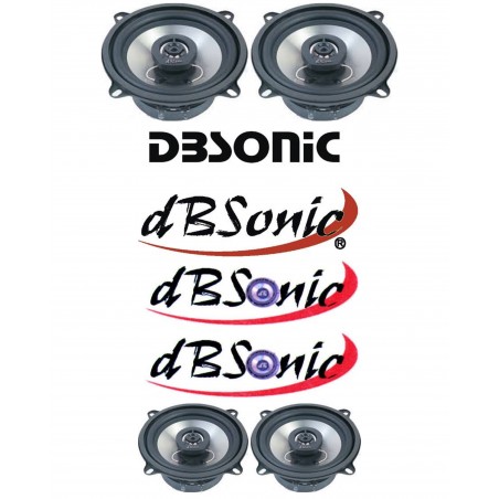 Haut-parleurs voiture Coaxiaux 16 cm 2 voies 200 W 4Ω membrane polypropylène pour automobile