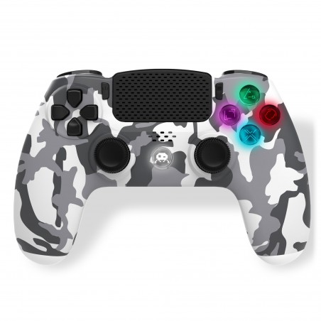 Manette Sans Fil Bluetooth PS4 Camouflage blanc