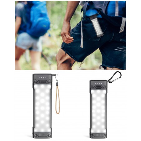 Batterie Smartphone Chargeur solaire 20 000 mAh SOLARGO POCKET DOUBLE USB + Torche 25 LED