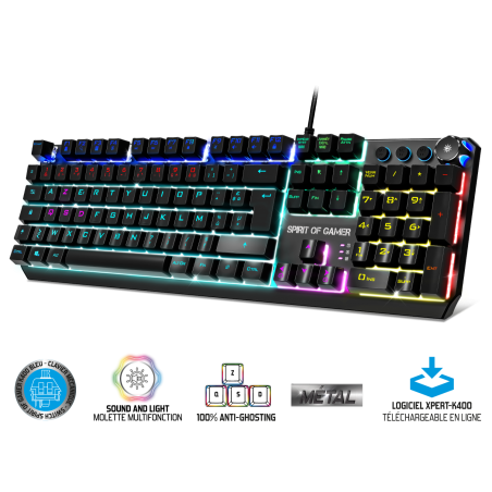 Clavier Pro gaming Mécanique METAL