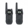 Talkie-Walkie Portée de 10 km 8 canaux VOX 2 Appareils noir