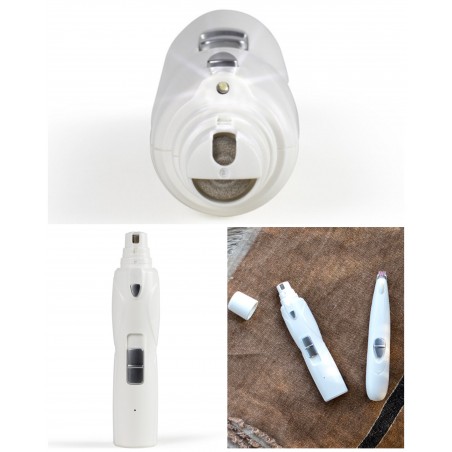 Lime à griffes sans fil pour animaux Lumière LED pour une meilleure visibilité