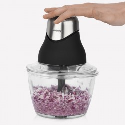 Mini Hachoir Noir Chromé...