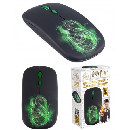 Souris Sans Fil optique PC Harry Potter Serpentard compatible Windows/mac/iOS/Android