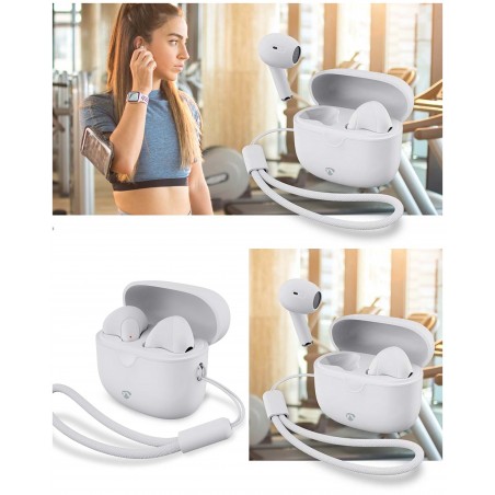 Ecouteurs Bluetooth sans fil Contrôle tactile-Boîtier de charge-Etui de chargement sans fil