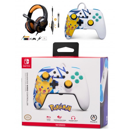 Manette filaire Switch Pokémon Charizard Vortex