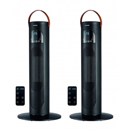 Chauffage soufflant colonne céramique 2 000 W Thermostat digital ajustable