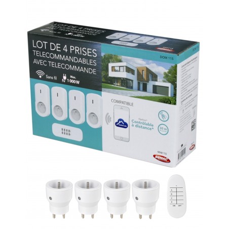Prises télécommandées – SEMAC – Kit de