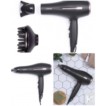 Sèche-cheveux Iconique – 2 000 W – 3 Réglages de Chaleur – 2 Vitesses – Touche air frais