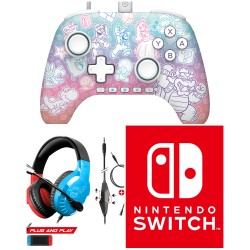CASQUE SWITCH ROUGE ET BLEU...