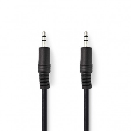 Câble Audio Stéréo | 3,5 mm Mâle - 3,5 mm Mâle | 3,0 m | Noir