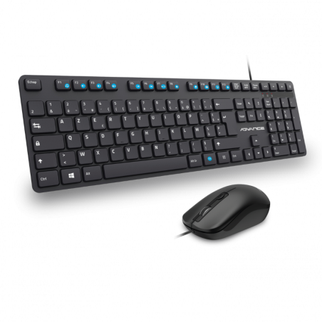 Pack clavier + souris filaire MULTIMEDIA CLS-197U