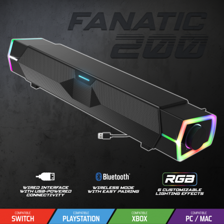 Barre de son PC Bluetooth 5.3 – Spirit of gamer – PC-Mac et consoles: Nintendo Switch-PlayStation-Xbox