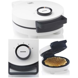 Gaufrier Électrique Blanc -...