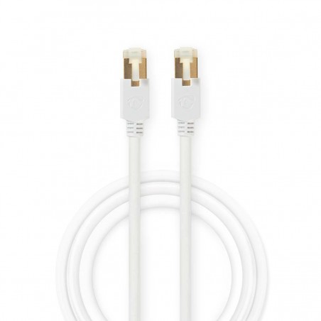 Câble Réseau CAT6 S/FTP | Câble RJ45 (8P8C) Mâle vers RJ45 (8P8C) Mâle | 2,0 m | Blanc