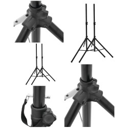 Set de 2 pieds d'enceintes-...