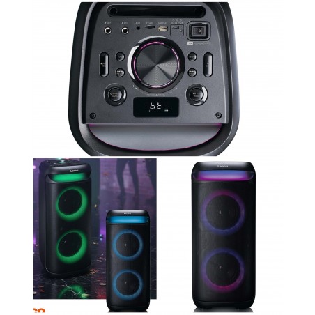 Enceinte sono portable Pro Bluetooth 5.3 – 240 W – TWS – karaoké – LED RGB