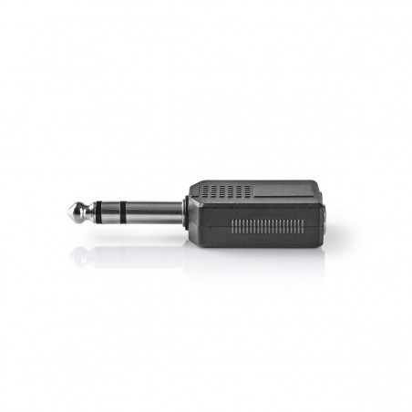 Adaptateur Audio Stéréo | 6,35 mm Mâle - 2x 6,35 mm Femelles | 10 pièces | Noir