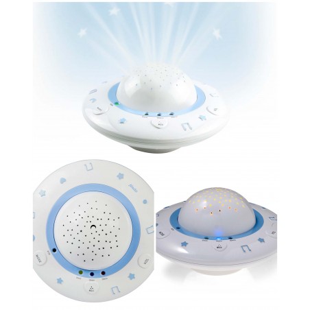 Projecteur de ciel étoilé Musique et lumière apaisantes pour enfants – bébé-Projecteur ciel étoile-veilleuse lumineuse étoilée