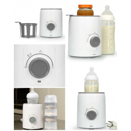 Chauffe biberon – bouteille blanc 210 W très rapide en 5 minutes
