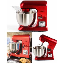 Robot Pâtissier Rouge 1000W...
