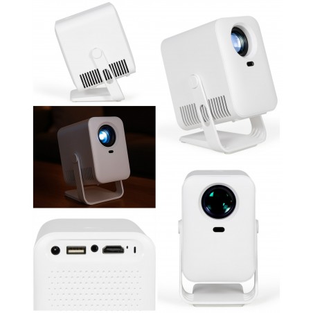 Vidéoprojecteur portable Compatible Bluetooth 5.0 et Wi-Fi 2,4 g & 5 g