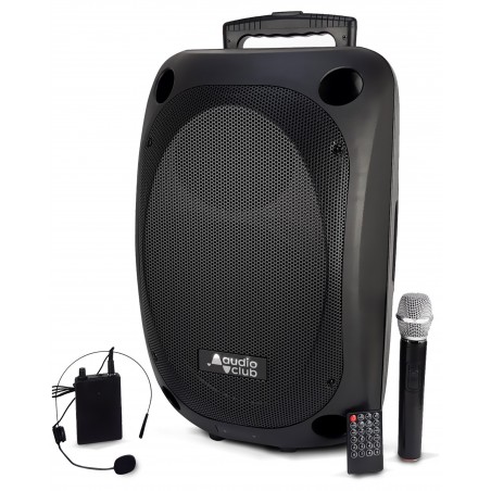 Enceinte Bluetooth sono portable sans fil 700 W Stéréo karaoké TWS – 2 MICROS UHF