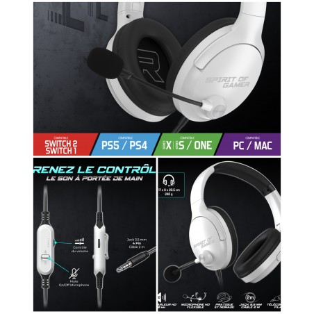 Casque PC Pro pour gaming – Multimédia et Nintendo