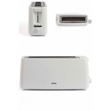 grille-pain – 900 W – 2 tranches – 7 positions – Ejection automatique