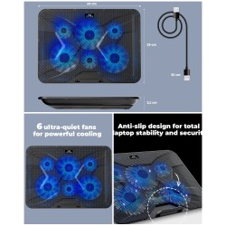 Refroidisseur PC Portable -...