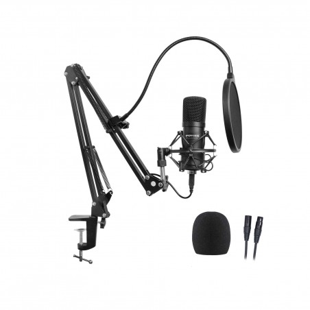 Pack micro XLR + Stand + Accessoires Pour de l’enregistrement
