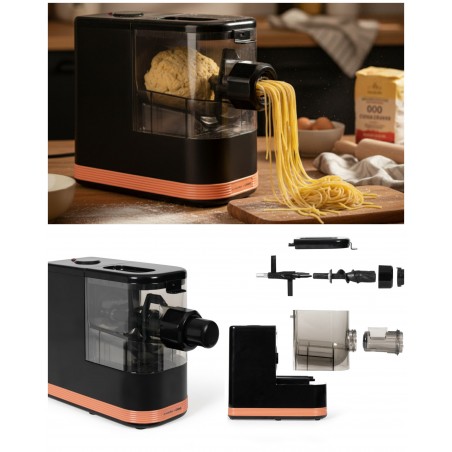 Machine à pâtes fraîches électrique 150 W – 7 formes de pâtes – 7 disques – 1 bol doseur