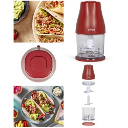 Mini Hachoir Rouge 300W - 2...