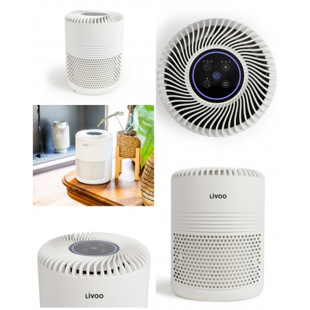 Purificateur d’air – 3 niveaux de filtration de 15 m² – 55 dB