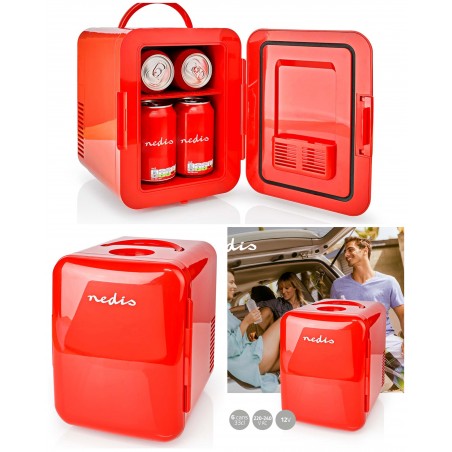 Mini réfrigérateur portable 4 L – Mini Frigo de Chambre bureaux, bateaux – voitures