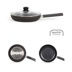 Sauteuse 26 cm Noire -...