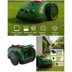 Robot tondeuse caméra 6...