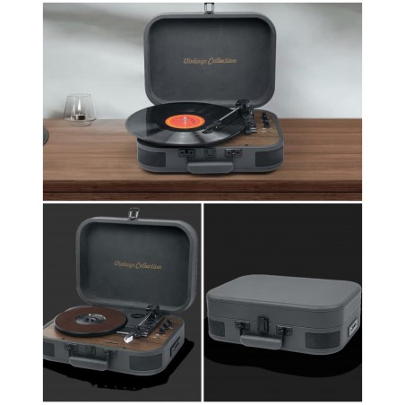 Platine Vinyle – MUSE – MT-207 DGB – Bluetooth