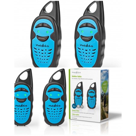 Ensemble Talkie – Walkie – 2 combinés Jusqu'à 3 km 3 Canaux de fréquence