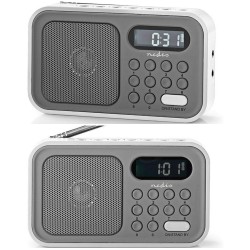 Radio FM 2.1W Horloge et...