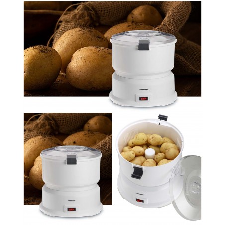 Epluche-patates électrique 1 kg de pomme de terre 85 W blanc – Eplucheur électrique