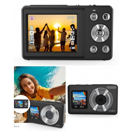 Appareil Photo HQ Numérique Double écran 48 MPixel – 4K30fps 5 MPixel CMOS
