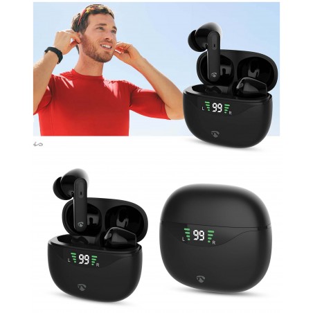 Ecouteurs Bluetooth sans fil Contrôle tactile – Boîtier de charge – Etui de charge – Témoin de charge