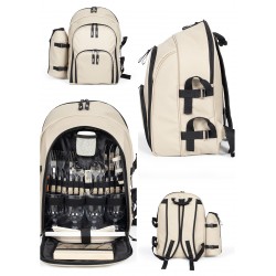 Sac à dos pique-nique Beige...
