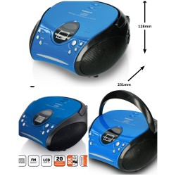 Radio FM Stéréo Portable -...