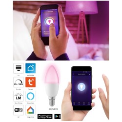 Lampe ampoule couleur LED...