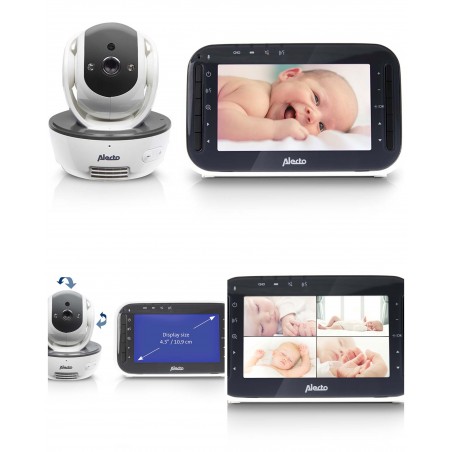 Baby Phone bébé 2.4 GHz – Moniteur vidéo intelligent – Caméra HD écran couleur 4.3”