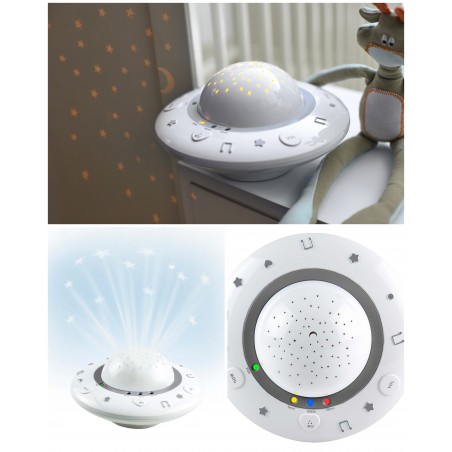 Projecteur de ciel étoilé Musique et lumière apaisantes pour bébé