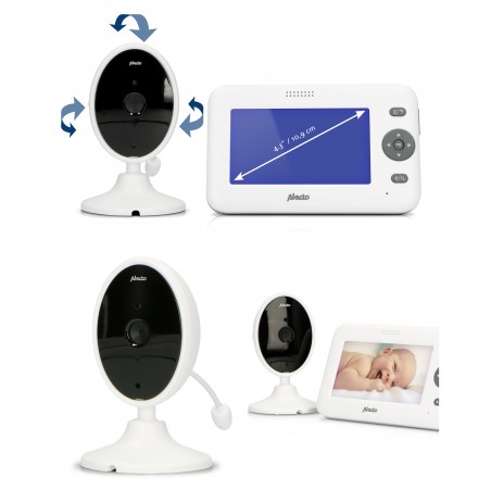Baby Phone bébé 2.4 GHz – Moniteur vidéo intelligent – Caméra HD écran couleur 4.3”